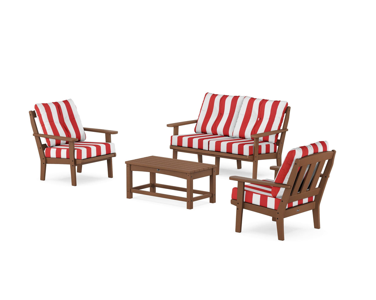 Trex Cape Cod 4-Piece Deep Seating Set with Loveseat