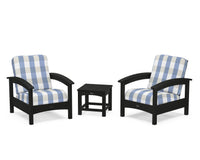Thumbnail for Trex Rockport Club 3-Piece Deep Seating Conversation Set