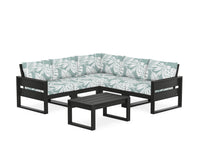 Thumbnail for Trex Eastport 6-Piece Deep Seating Sectional + Coffee Table Set