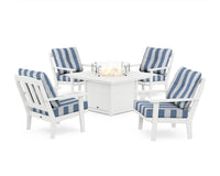 Thumbnail for Trex Cape Cod 5-Piece Deep Seating Set with Fire Pit Table