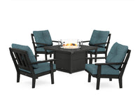 Thumbnail for Trex Cape Cod 5-Piece Deep Seating Set with Fire Pit Table