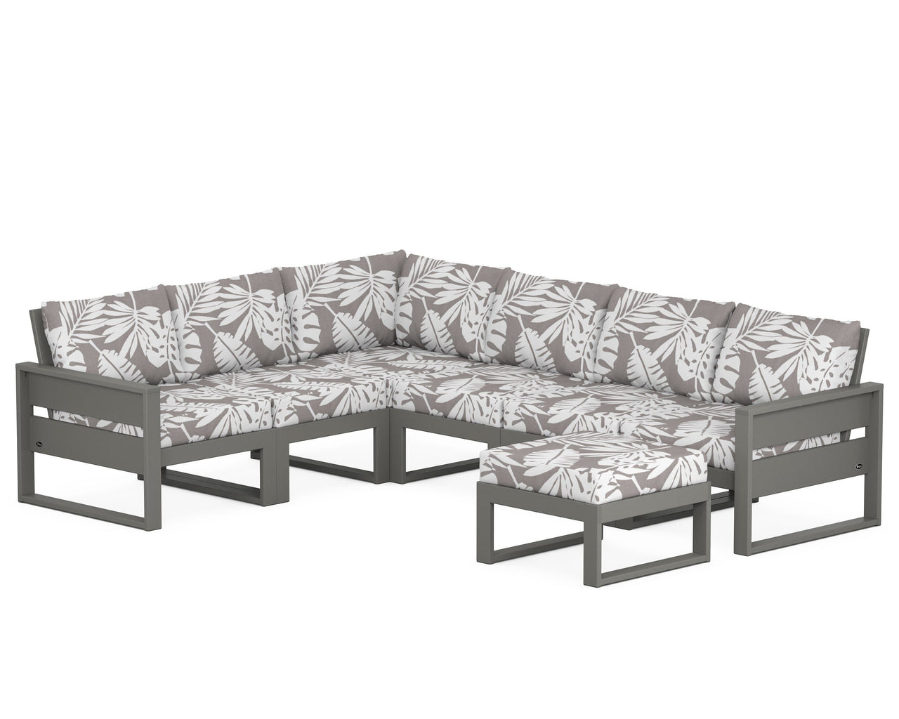 Trex Eastport 6-Piece Sectional with Ottoman