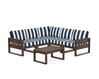 Thumbnail for Trex Eastport 6-Piece Deep Seating Sectional + Coffee Table Set