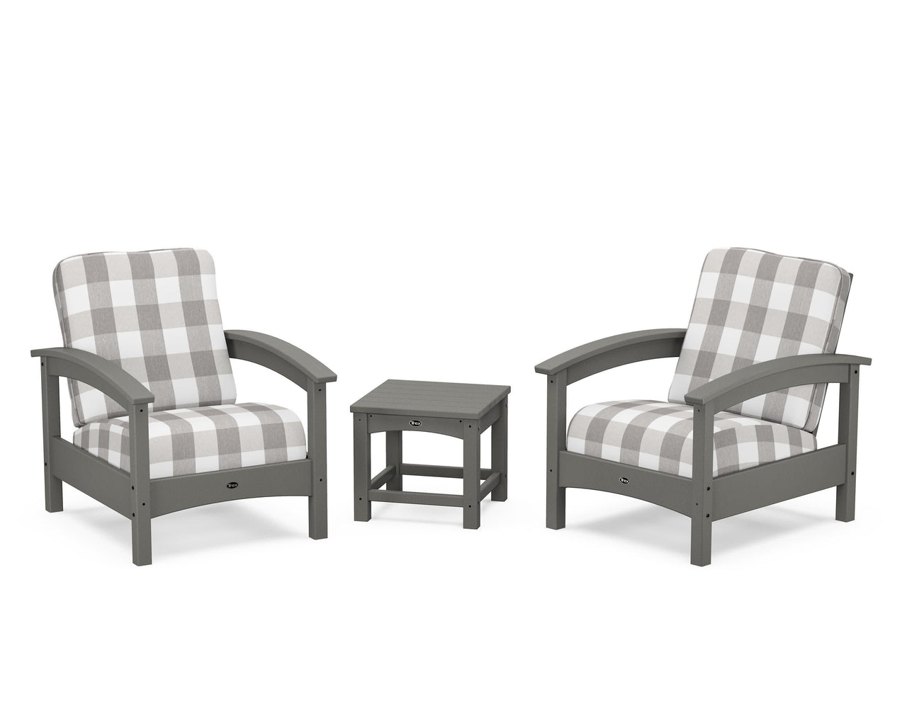 Trex Rockport Club 3-Piece Deep Seating Conversation Set