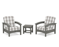 Thumbnail for Trex Rockport Club 3-Piece Deep Seating Conversation Set