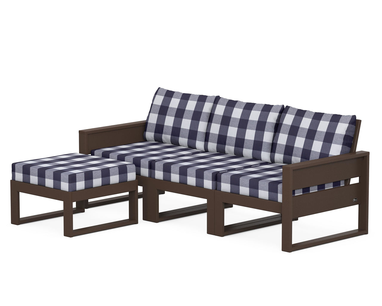 Trex Eastport 4- Piece Sectional with Ottoman