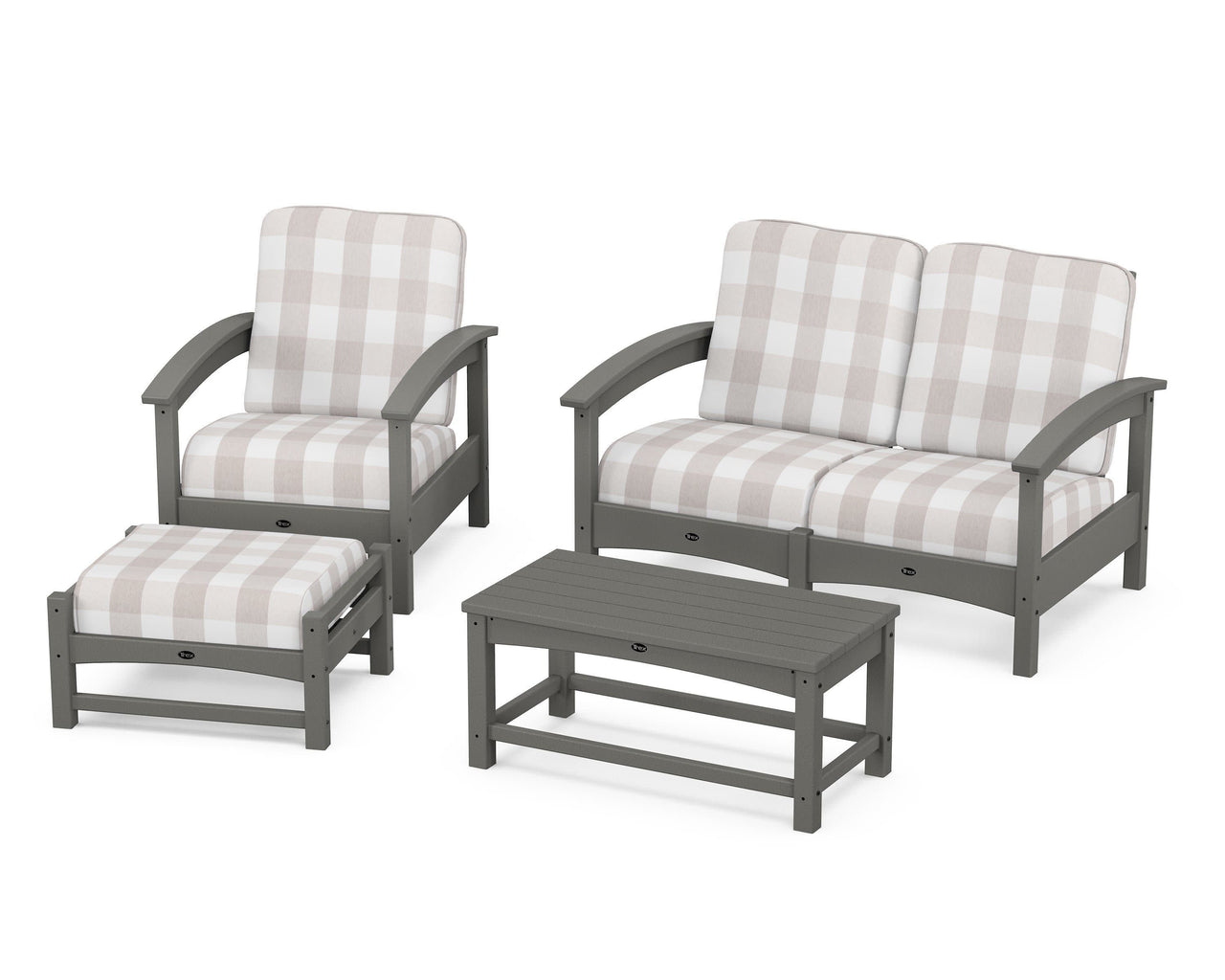 Trex Rockport 4-Piece Deep Seating Conversation Group