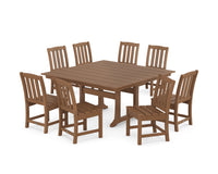 Thumbnail for Trex Cape Cod Side Chair 9-Piece Square Farmhouse Dining Set with Trestle Legs