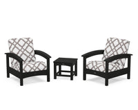 Thumbnail for Trex Rockport Club 3-Piece Deep Seating Conversation Set