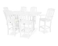Thumbnail for Trex Yacht Club 7-Piece Farmhouse Trestle Bar Set