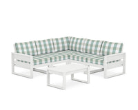 Thumbnail for Trex Eastport 6-Piece Deep Seating Sectional + Coffee Table Set