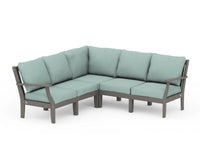 Thumbnail for POLYWOOD  Braxton Modular 5-Piece Deep Seating Set