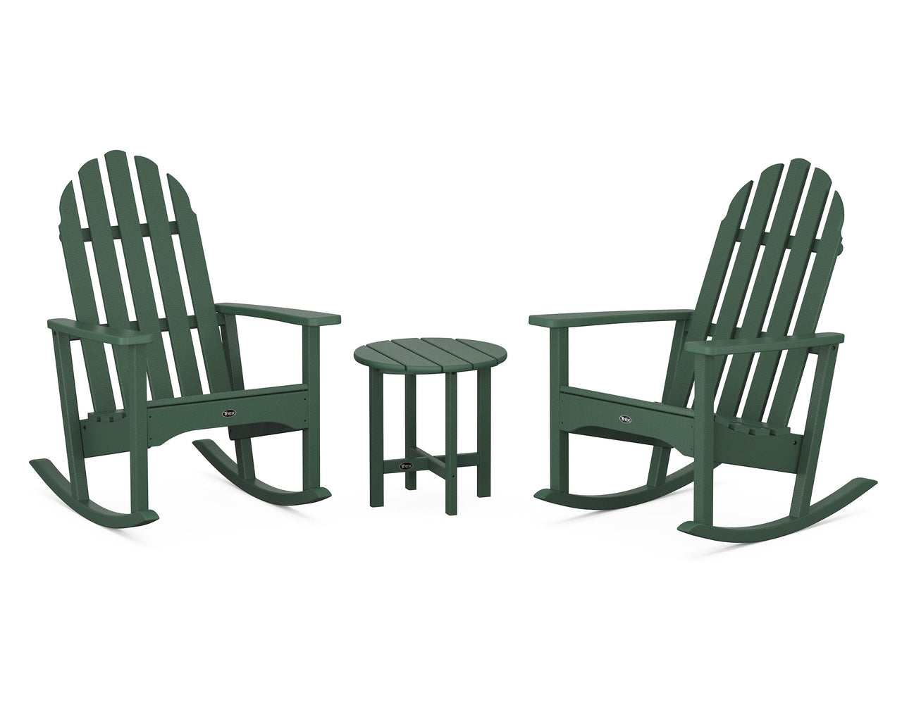 Trex Cape Cod 3-Piece Adirondack Rocker Set