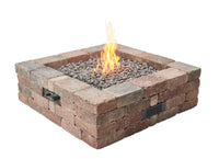 Thumbnail for Bronson Block Square Gas Fire Pit KitBRON5151-K