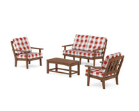 Thumbnail for Trex Cape Cod 4-Piece Deep Seating Set with Loveseat