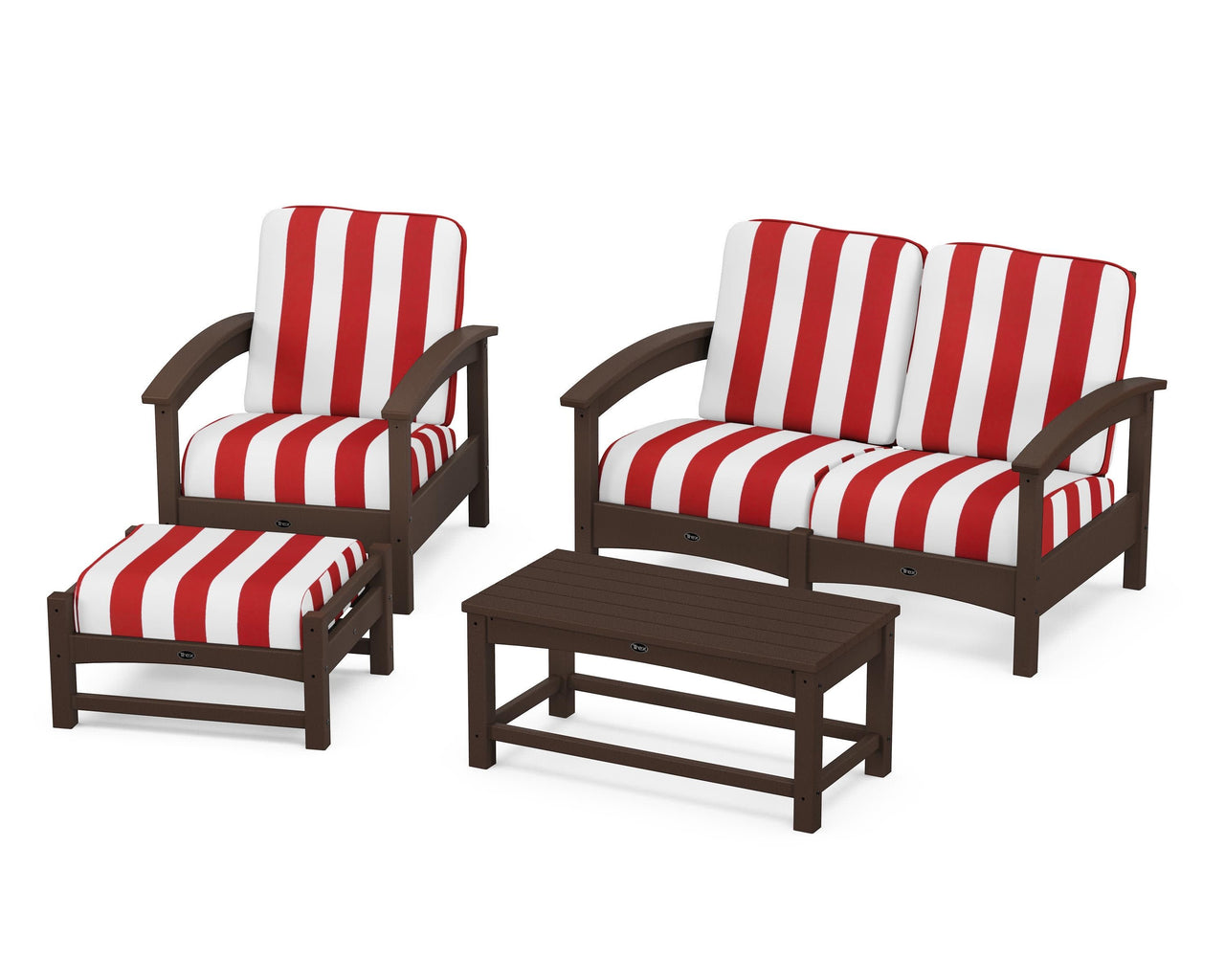 Trex Rockport 4-Piece Deep Seating Conversation Group