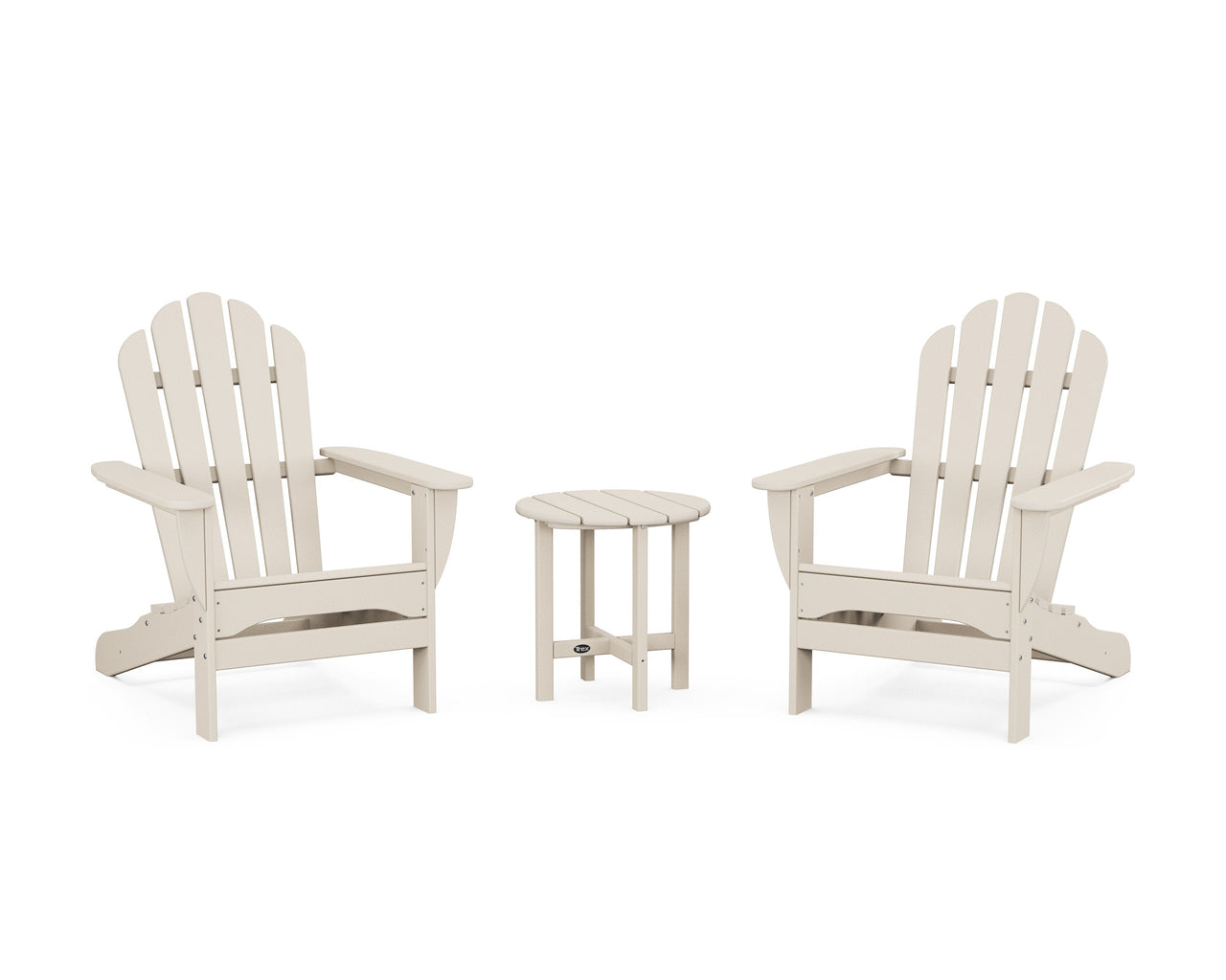 Trex 3-Piece Monterey Bay Adirondack Set - Sand Castle