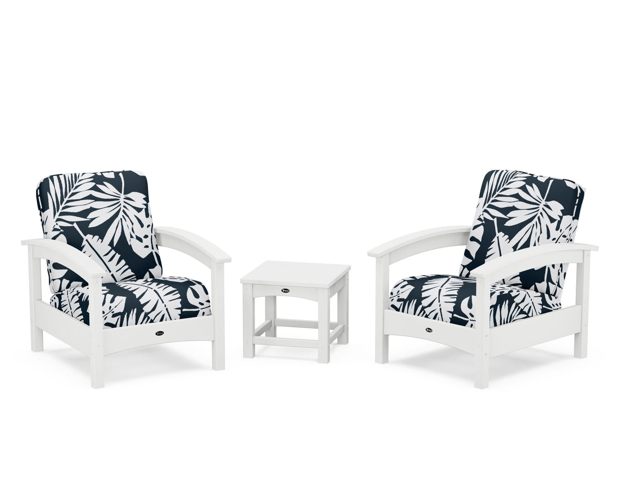 Trex Rockport Club 3-Piece Deep Seating Conversation Set
