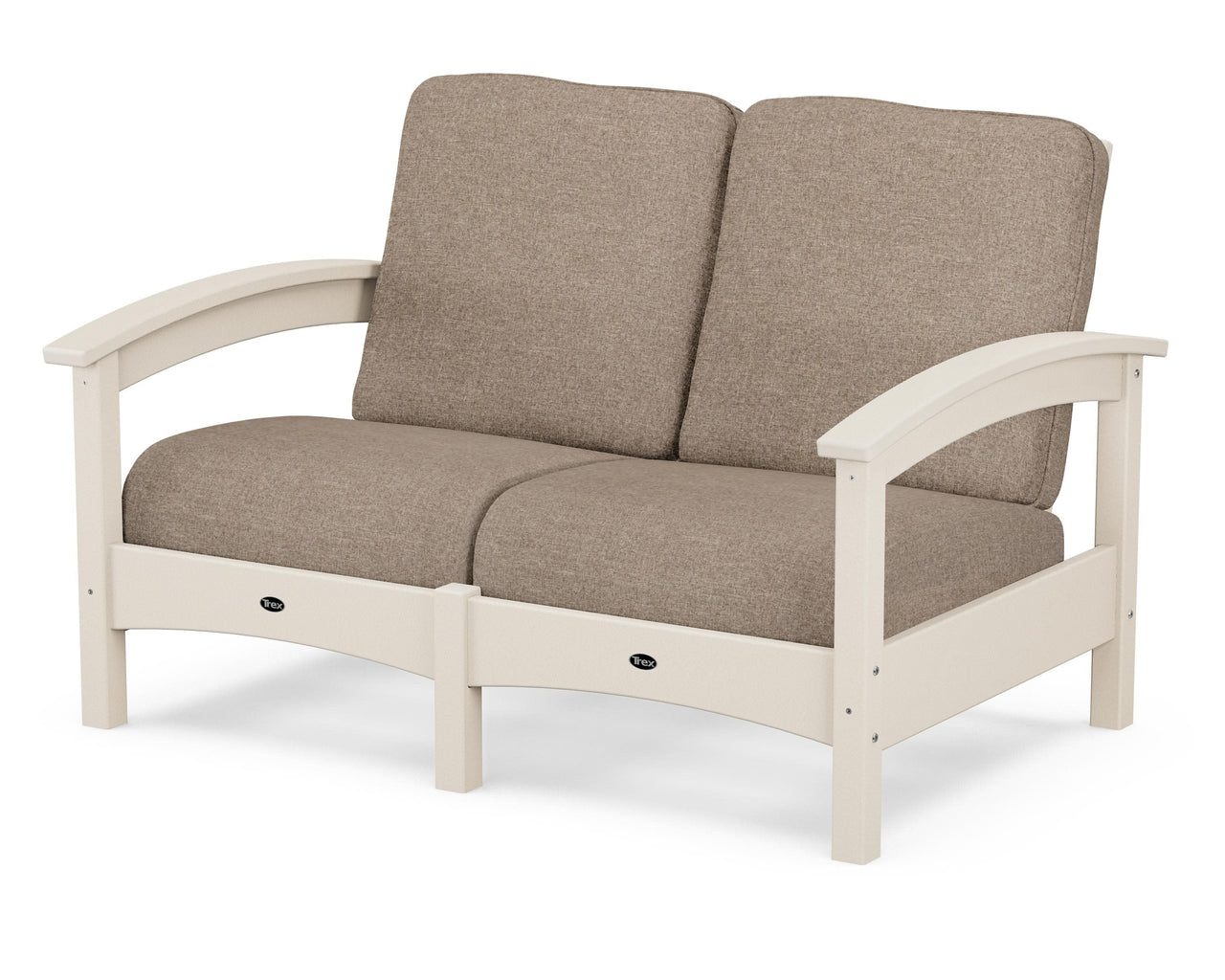 Trex Rockport Club Loveseat - Sand Castle