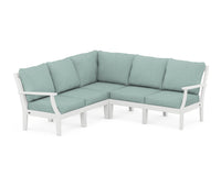 Thumbnail for Trex Yacht Club Modular 5-Piece Deep Seating Set