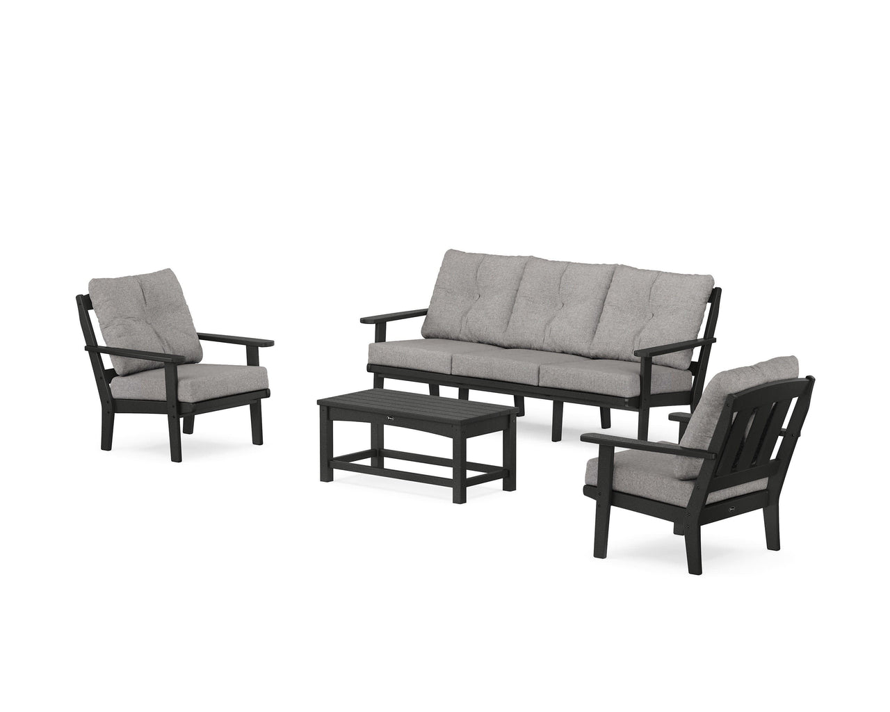 Trex Cape Cod 4-Piece Deep Seating Set with Sofa