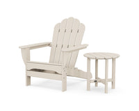 Thumbnail for Trex Monterey Bay Oversized Adirondack Chair with Side Table - Sand Castle