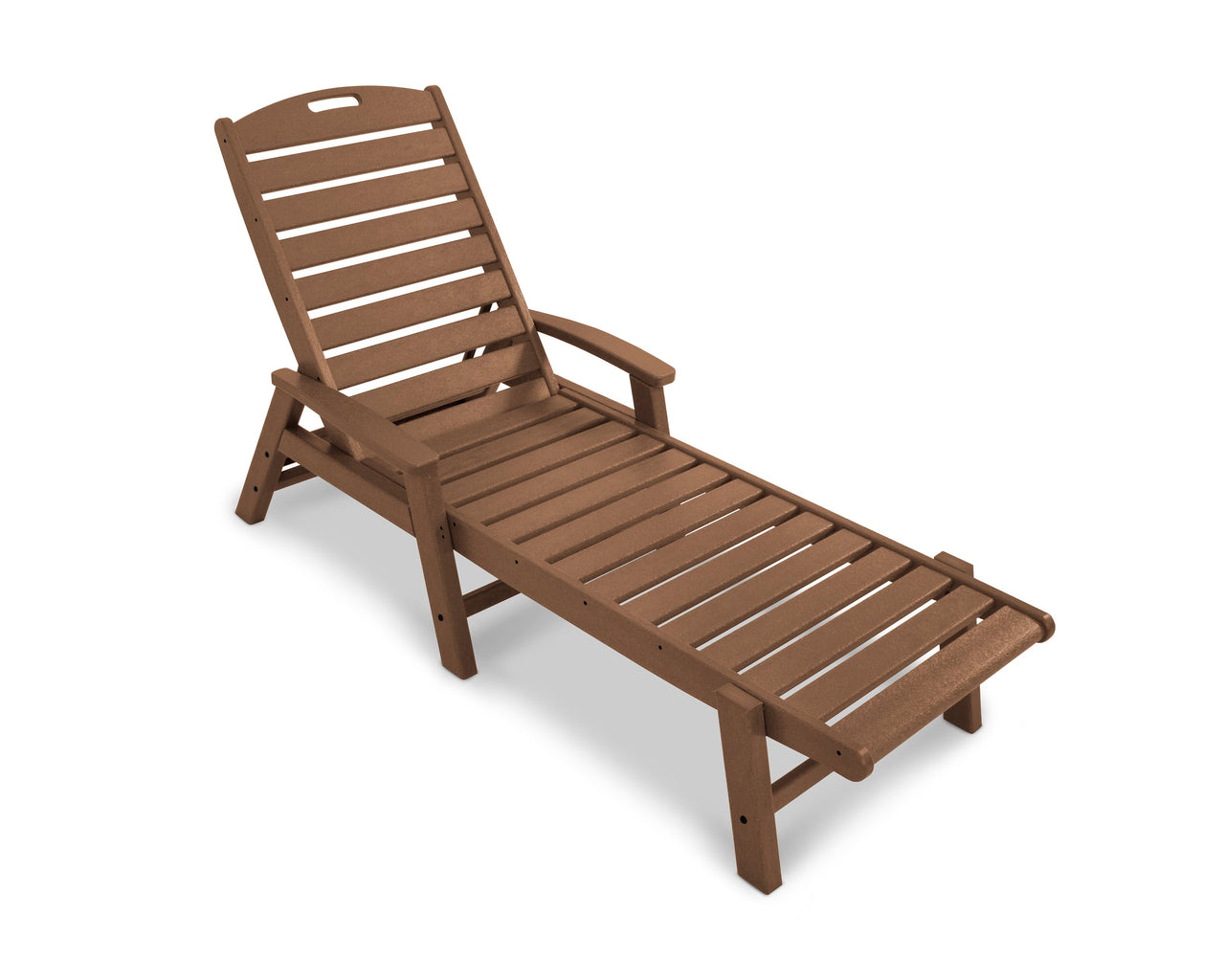 Trex Yacht Club Chaise with Arms - Stackable