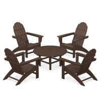 Thumbnail for Polywood Vineyard 5 Piece Adirondack Chair Conversation Set