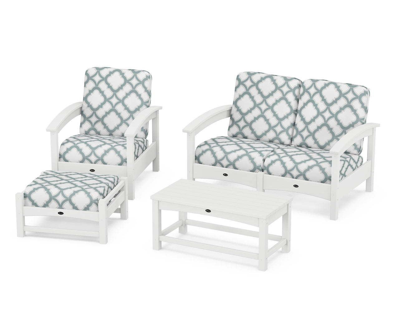 Trex Rockport 4-Piece Deep Seating Conversation Group