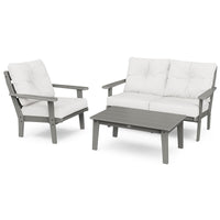 Thumbnail for POLYWOOD Lakeside 3 Piece Deep Seating Set