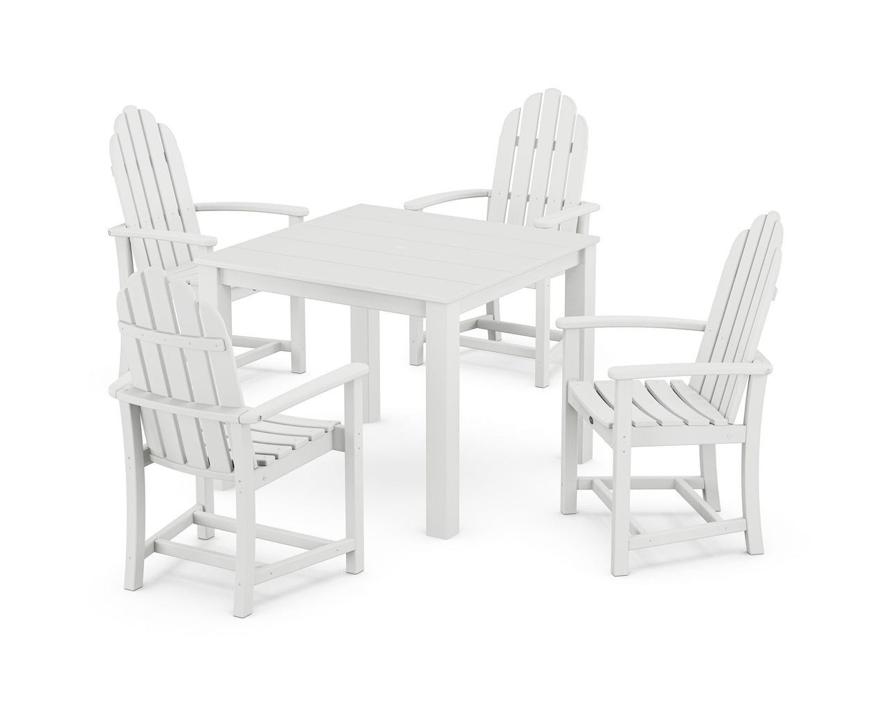 Trex Cape Cod Adirondack 5-Piece Parsons Dining Set