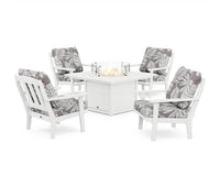 Thumbnail for Trex Cape Cod 5-Piece Deep Seating Set with Fire Pit Table