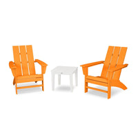 Thumbnail for Polywood Modern 3 Piece Adirondack Set