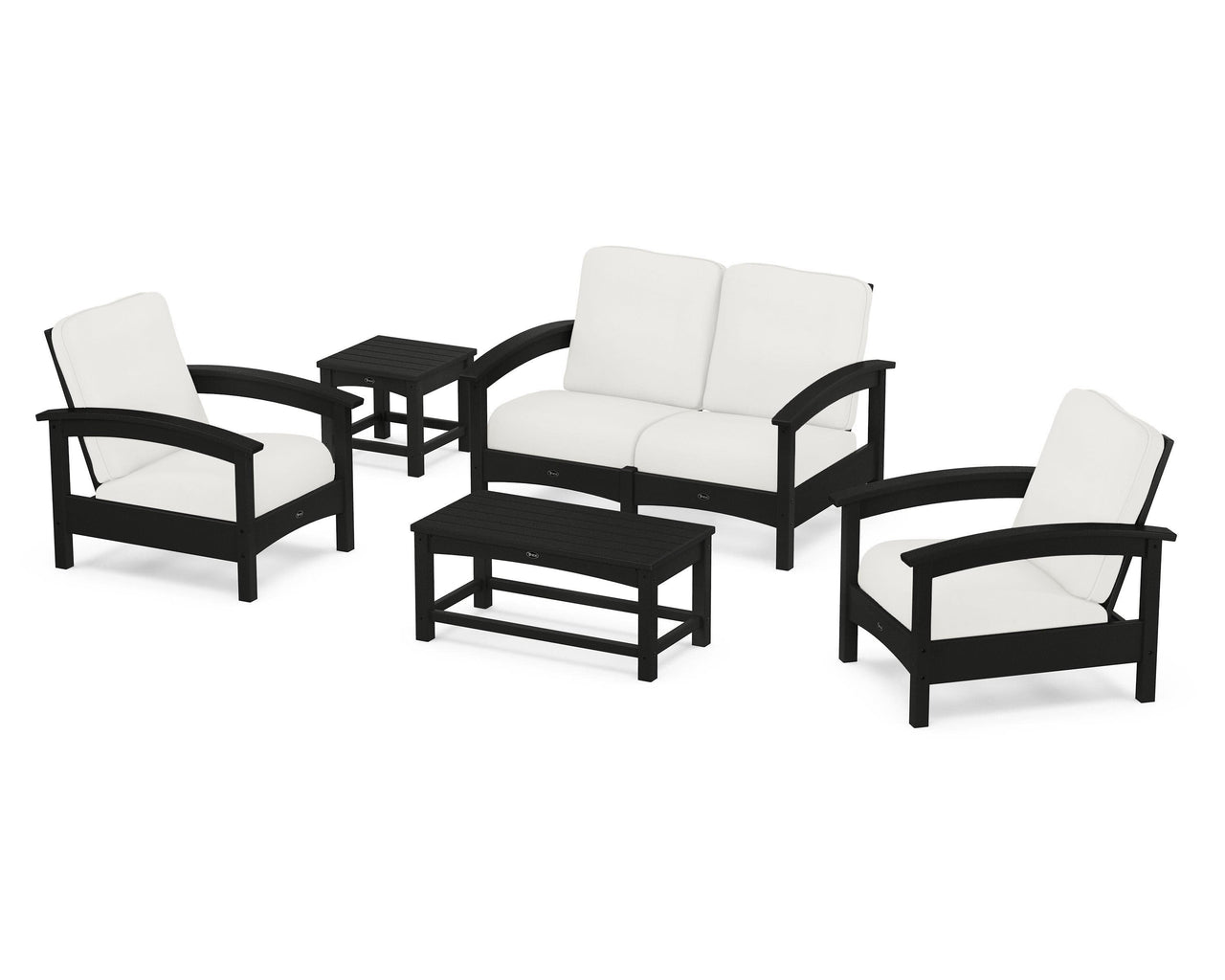 Trex Rockport Club 6-Piece Deep Seating Conversation Set