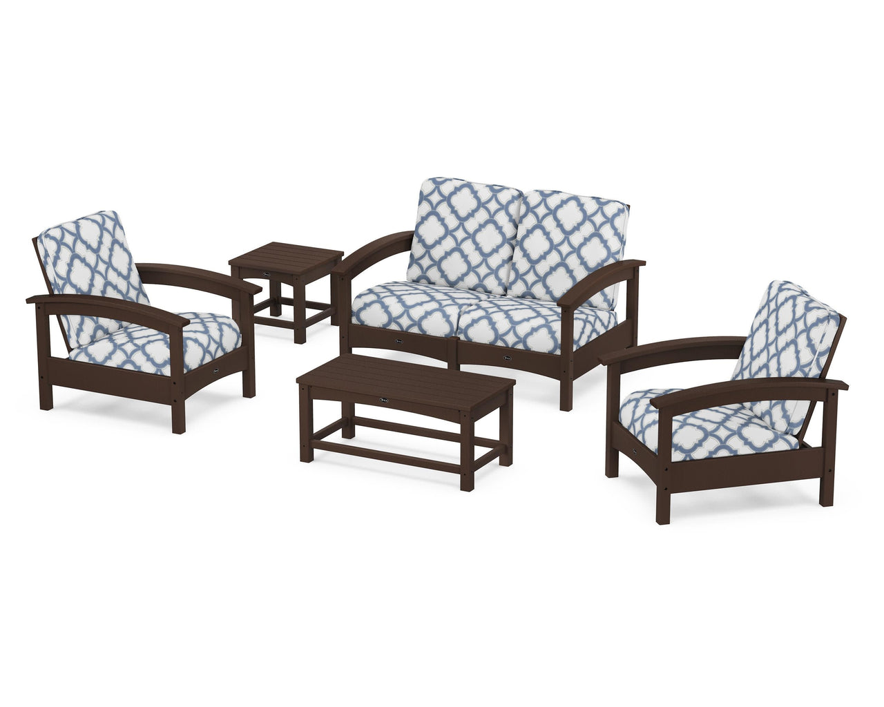Trex Rockport Club 6-Piece Deep Seating Conversation Set