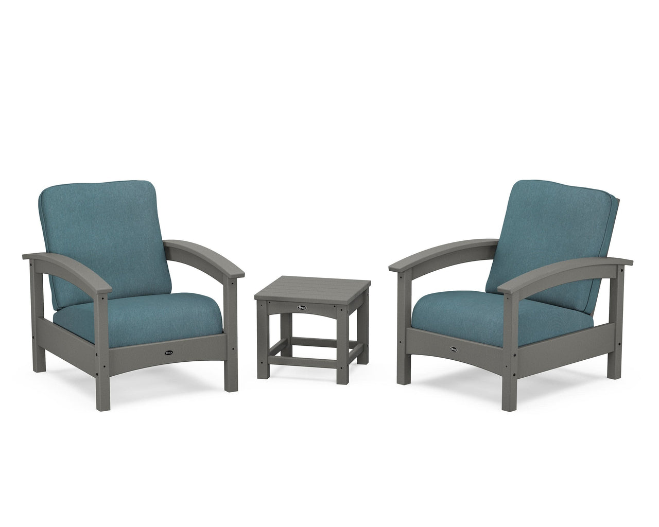 Trex Rockport Club 3-Piece Deep Seating Conversation Set