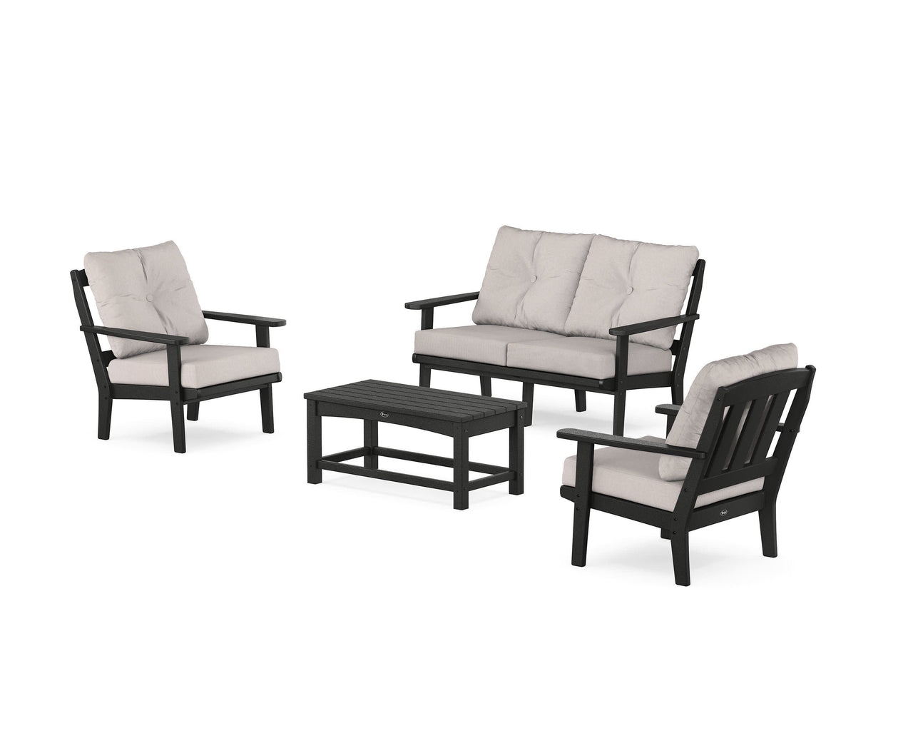 Trex Cape Cod 4-Piece Deep Seating Set with Loveseat