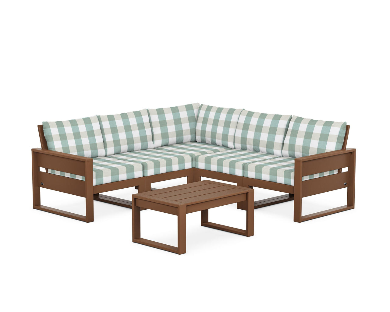 Trex Eastport 6-Piece Deep Seating Sectional + Coffee Table Set