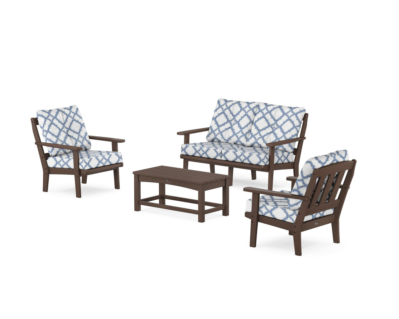 Trex Cape Cod 4-Piece Deep Seating Set with Loveseat