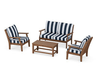 Thumbnail for Trex Yacht Club 4-Piece Deep Seating Chair Set