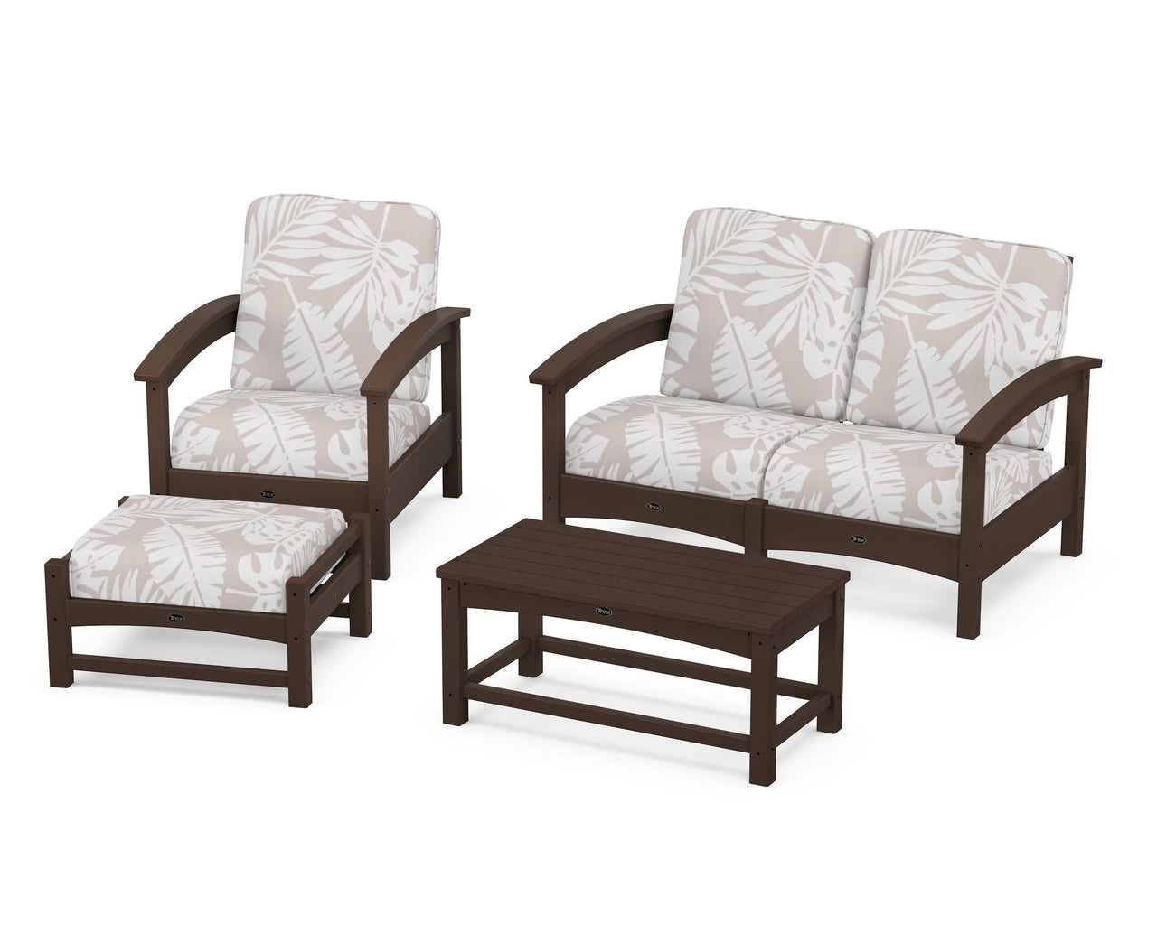 Trex Rockport 4-Piece Deep Seating Conversation Group