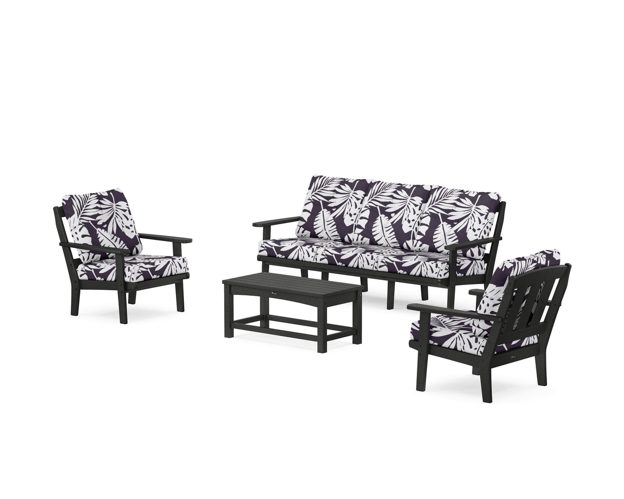 Trex Cape Cod 4-Piece Deep Seating Set with Sofa