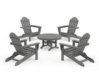 Thumbnail for Trex 5-Piece Monterey Bay Folding Adirondack Chair Conversation Group