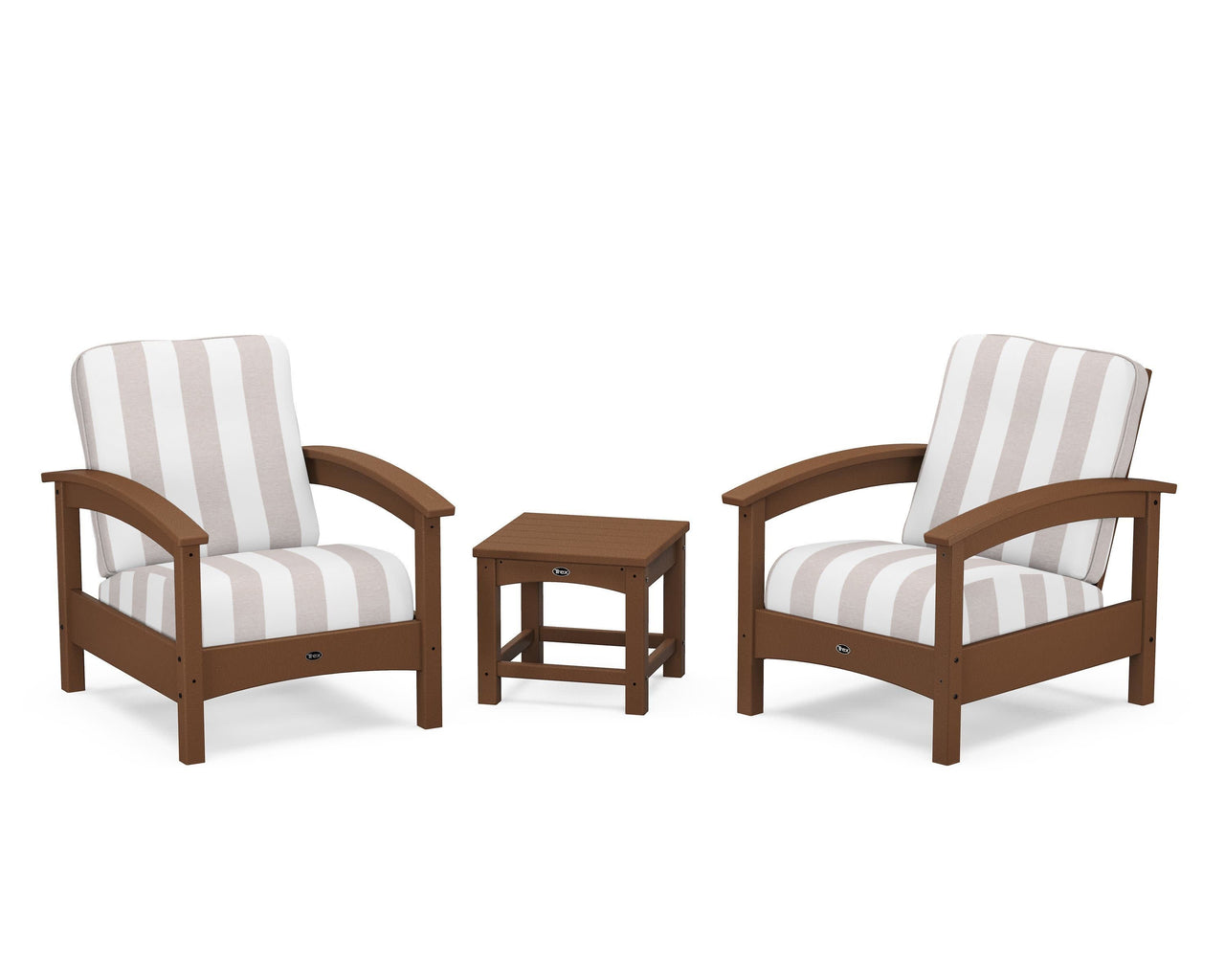 Trex Rockport Club 3-Piece Deep Seating Conversation Set