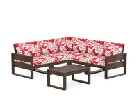 Thumbnail for Trex Eastport 6-Piece Deep Seating Sectional + Coffee Table Set
