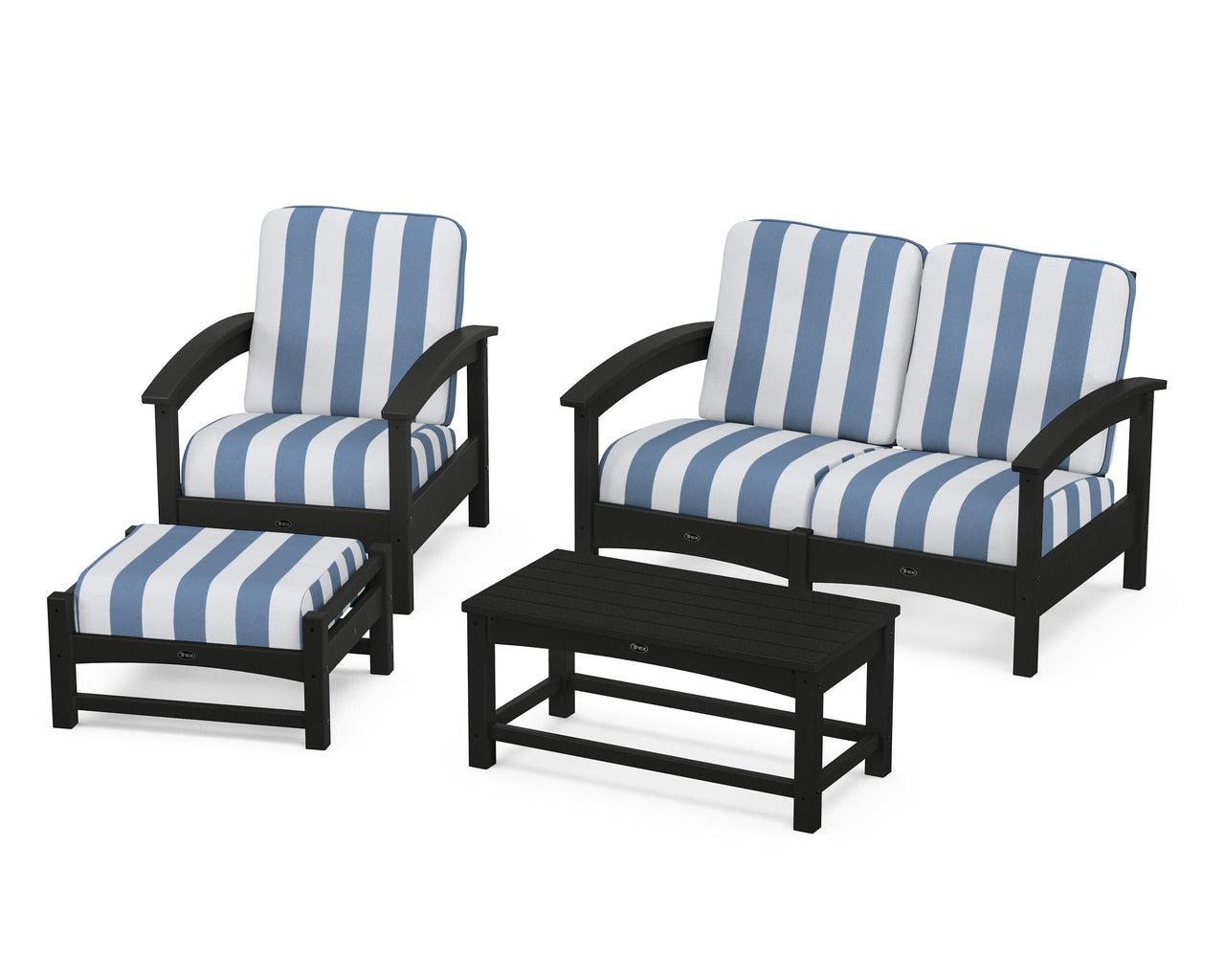 Trex Rockport 4-Piece Deep Seating Conversation Group