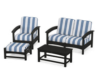 Thumbnail for Trex Rockport 4-Piece Deep Seating Conversation Group