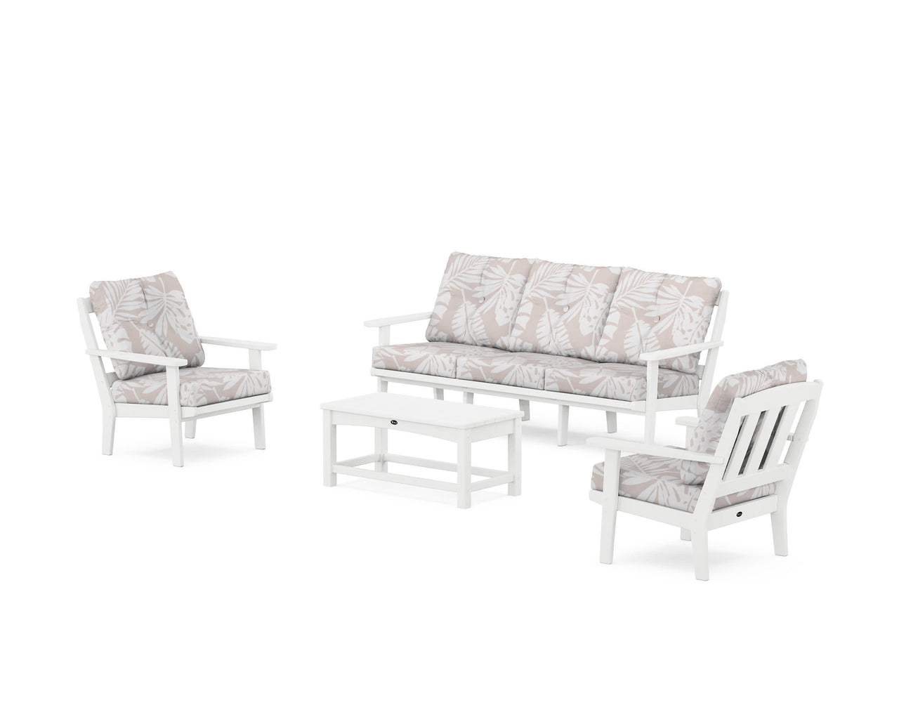 Trex Cape Cod 4-Piece Deep Seating Set with Sofa