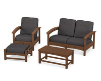 Thumbnail for Trex Rockport 4-Piece Deep Seating Conversation Group