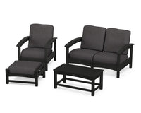 Thumbnail for Trex Rockport 4-Piece Deep Seating Conversation Group